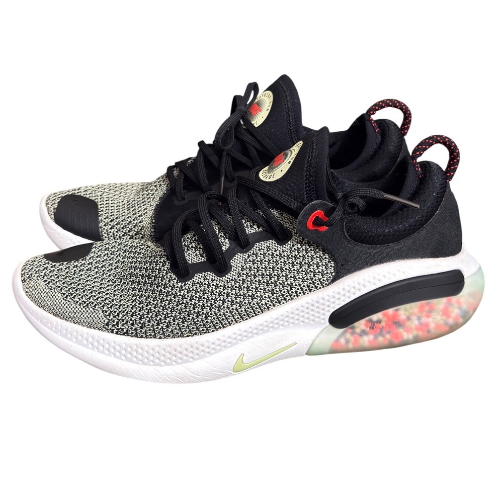Nike Joyride Run Flyknit Mens 10.5 Black Olive Aura Running Shoes AQ2730-009